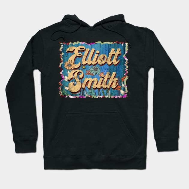 Retro Elliott Name Flowers Limited Edition Proud Classic Styles Hoodie by Friday The 13th